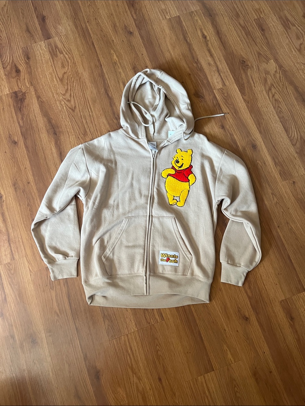 Women’s Disney Beige Winnie the Pooh Zip Up Jacket